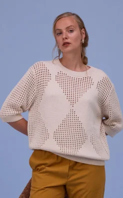 Nathalie Vleeschouwer - Ecru Trui