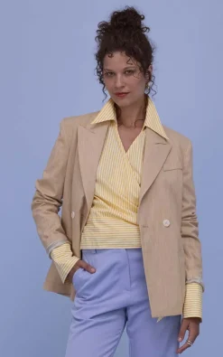 Nathalie Vleeschouwer - Geel Blouse