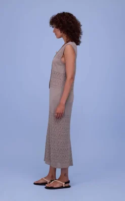 Nathalie Vleeschouwer - Greige Jurk