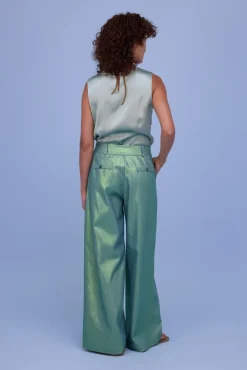 Nathalie Vleeschouwer - Groen Blouse