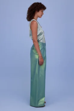 Nathalie Vleeschouwer - Groen Blouse