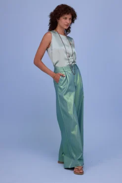 Nathalie Vleeschouwer - Groen Blouse