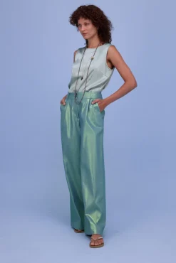 Nathalie Vleeschouwer - Groen Blouse