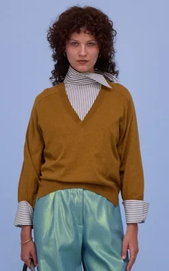 Nathalie Vleeschouwer - Kaki Blouse