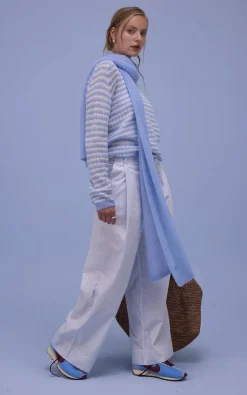 Nathalie Vleeschouwer - Lichtblauw Trui