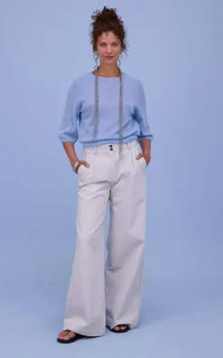 Nathalie Vleeschouwer - Lichtblauw Trui