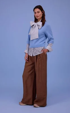 Nathalie Vleeschouwer - Lichtblauw Trui
