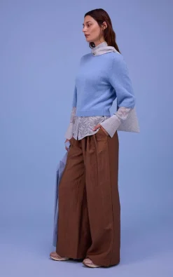 Nathalie Vleeschouwer - Lichtblauw Trui