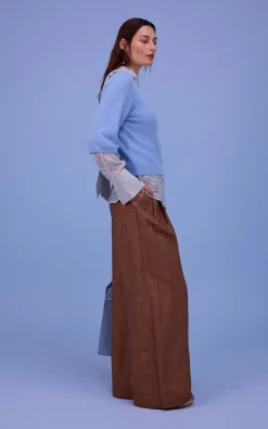 Nathalie Vleeschouwer - Lichtblauw Trui
