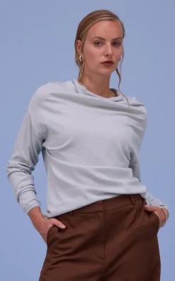 Nathalie Vleeschouwer - Lichtblauw Trui