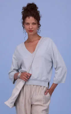 Nathalie Vleeschouwer - Lichtblauw Trui