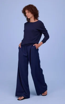 Nathalie Vleeschouwer - Marineblauw Broek