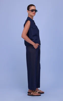 Nathalie Vleeschouwer - Marineblauw Broek