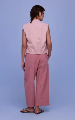 Nathalie Vleeschouwer - Roze Vest mouwloos