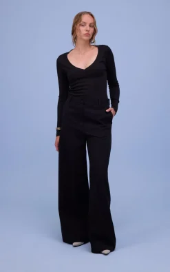Nathalie Vleeschouwer - Zwart T-shirt/top