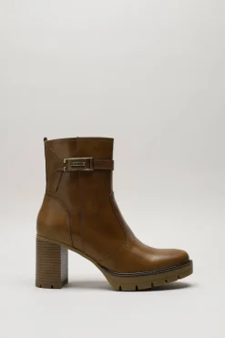 Nero Giardini - Camel Enkellaars hak