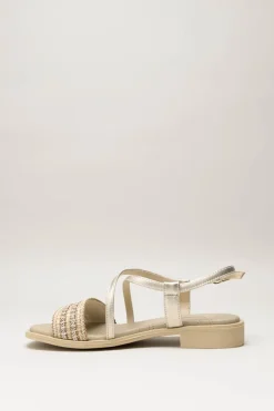 Nero Giardini - Goud Sandaal plat