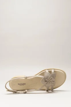 Nero Giardini - Taupe Sandaal plat