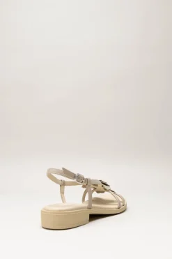 Nero Giardini - Taupe Sandaal plat