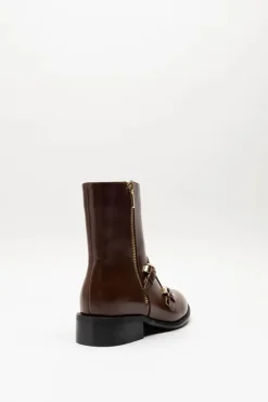 Noa Harmon - Cognac Enkellaars plat