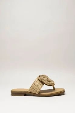 Noa Harmon - Donkerbeige Slipper