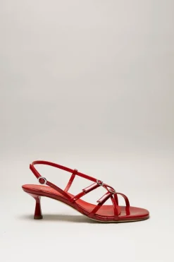 Odare - Rood Sandaal hak