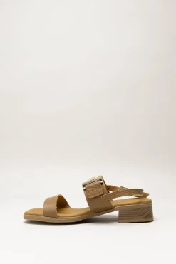 Oh My Sandals - Bruin Sandaal hak