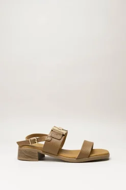 Oh My Sandals - Bruin Sandaal hak