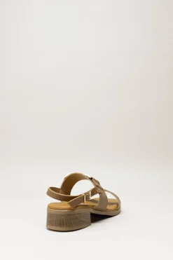Oh My Sandals - Bruin Sandaal hak