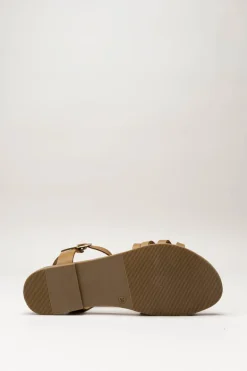 Oh My Sandals - Bruin Sandaal plat