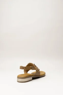 Oh My Sandals - Bruin Sandaal plat
