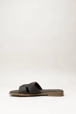 Oh My Sandals - Donkerbruin Slipper