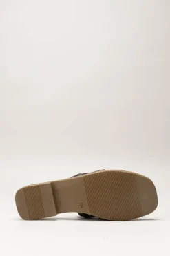 Oh My Sandals - Donkerbruin Slipper