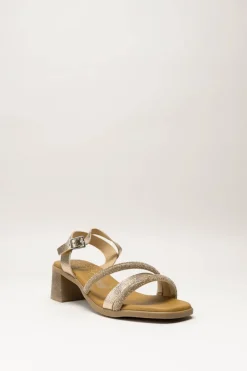 Oh My Sandals - Goud Sandaal hak