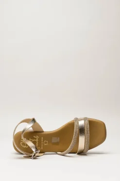 Oh My Sandals - Goud Sandaal hak
