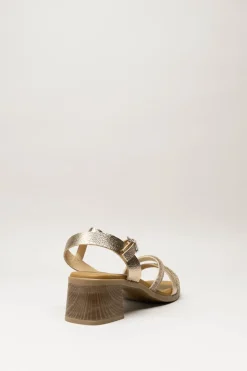 Oh My Sandals - Goud Sandaal hak