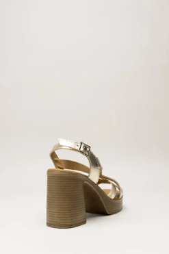 Oh My Sandals - Goud Sandaal hak