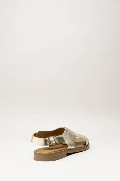 Oh My Sandals - Goud Sandaal plat