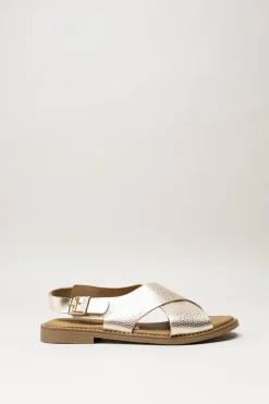 Oh My Sandals - Goud Sandaal plat