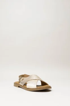 Oh My Sandals - Goud Sandaal plat