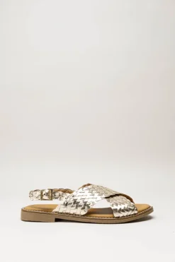 Oh My Sandals - Goud Sandaal plat