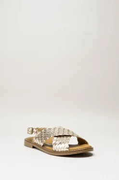 Oh My Sandals - Goud Sandaal plat