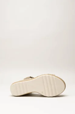 Oh My Sandals - Goud Sandaal sleehak