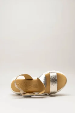 Oh My Sandals - Goud Sandaal sleehak