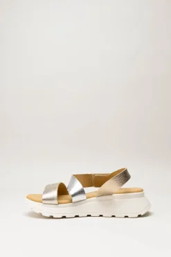 Oh My Sandals - Goud Sandaal sleehak