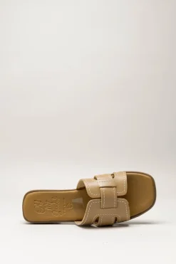 Oh My Sandals - Lichtbruin Slipper