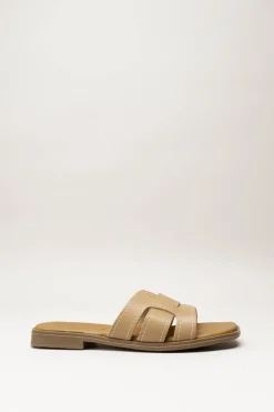 Oh My Sandals - Lichtbruin Slipper