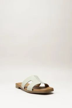 Oh My Sandals - Lichtgroen Slipper