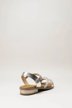 Oh My Sandals - Zilver Sandaal plat