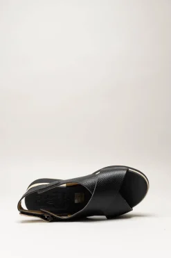 Oh My Sandals - Zwart Sandaal sleehak